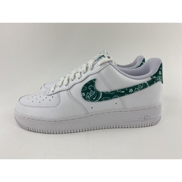Nike Air Force 1 Low 07 Green Paisley Women's 11.5 / Men's 10 Sneakers B-Grade - Picture 10 of 12